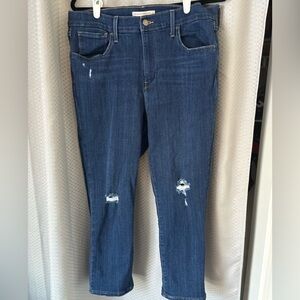 Levis 724 high rise straight crop 32w